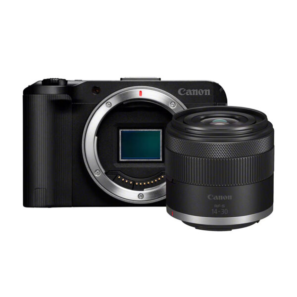 Canon Cámara Evil Eos R50 V  Negra + RF-S 14-30mm f/4-6.3 IS STM PZ