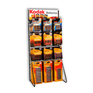 Kodak Publicidad Expositor Pilas 12 Ganchos