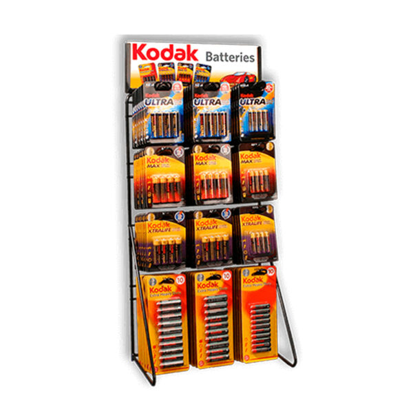 Kodak Publicidad Expositor Pilas 12 Ganchos