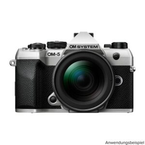 OM System Cámara Evil OM-5 II Plata + 12-45mm f4 Pro Negro