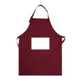 AP Delantal Cocinero Personalizable 65x90 cm Rojo