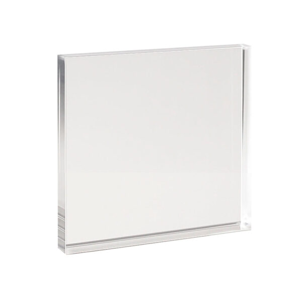 Placa Metacrilato  8mm medida 30x30 cm