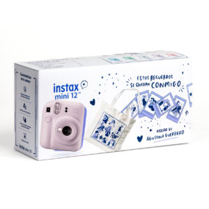 Fujifilm Instax Cámara Inst. MINI 12 Kit Lilac Purple