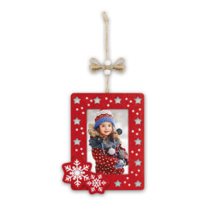 Zep Valdai Marco Tela Adorno 6x9 cm Rojo Navidad