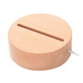 AP Base para lampara Redonda Personalizable de madera
