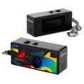 Swiss+Go Mini Cámara Compacta Digital Llavero Negra