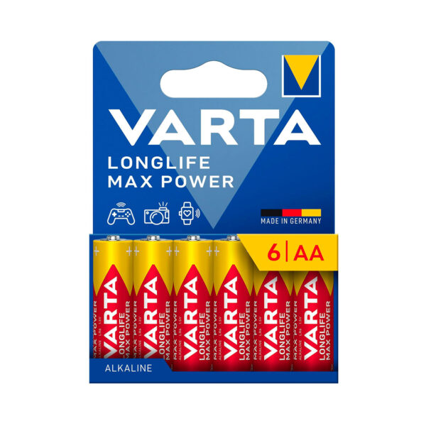 Varta Pila Alcalina Longlife MAX Power LR03 AAA Pack 4+2 u.