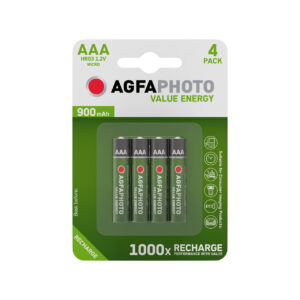 AgfaPhoto Recargable Pila AAA/HR03 900 mAh
