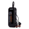 Aiwa Radio de bolsillo R-22BK + auriculares