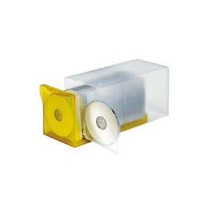 AP DigiBox Archivador para Cd/Dvd Transparente/Ambar