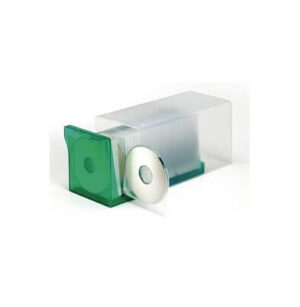 AP DigiBox Archivador para Cd/Dvd Transparente/Verde