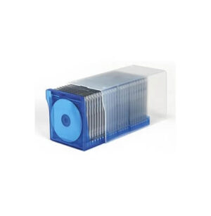AP DigiBox Archivador para Cd/Dvd Transparente/Azul