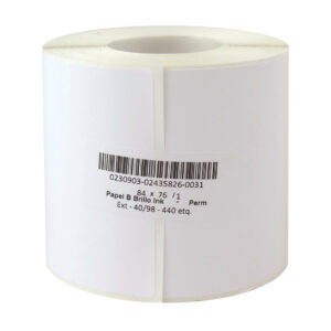 AP Etiqueta para ColorWorks Corazón Papel Brillo 80x73mm Bobina 440 Etiq.