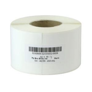 AP Etiqueta para ColorWorks Rectangular Polipropileno Brillo 50x75mm Bobina 450 Etiq.