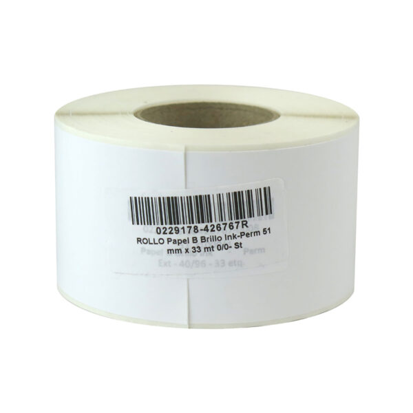 AP Etiqueta para ColorWorks En continuo Papel Brillo 51mm Rollo de 33 mts.