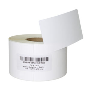 AP Etiqueta para ColorWorks Rectangular Polipropileno Mate 50x75mm Bobina 450 Etiq.