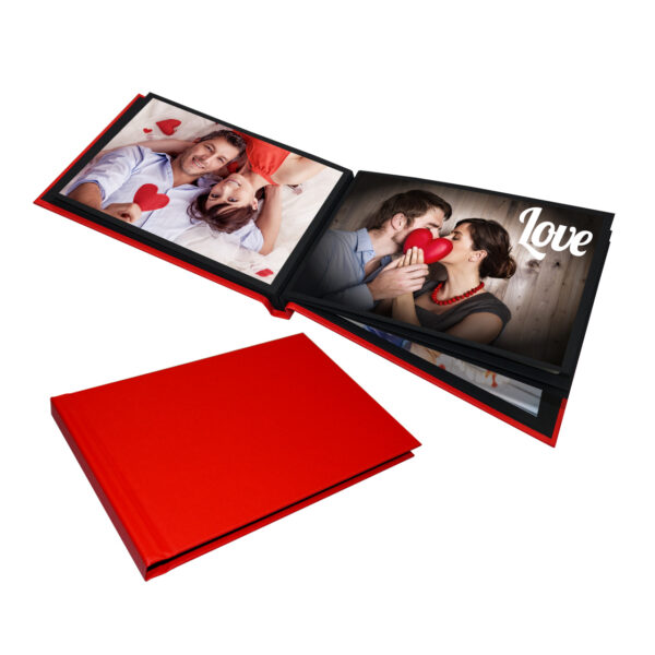 i-moments Fotolibro autoadhesivo 10x15 cm Rojo 10h.x20f. Pack 5 u.