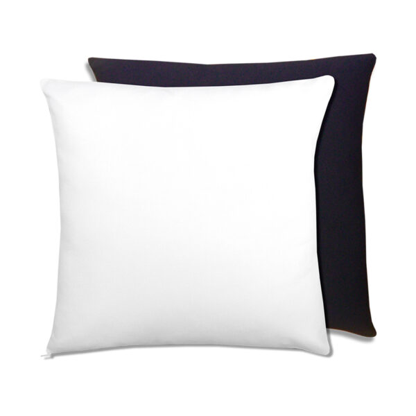 AP Cojin Funda Luxe Personalizable 45x45 Cuadrado Blanco / Azul Marino