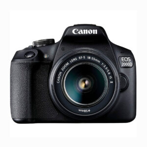 Canon Cámara Reflex Eos 2000D Kit Objetivo 18-55mm IS II y 50mm F1.8