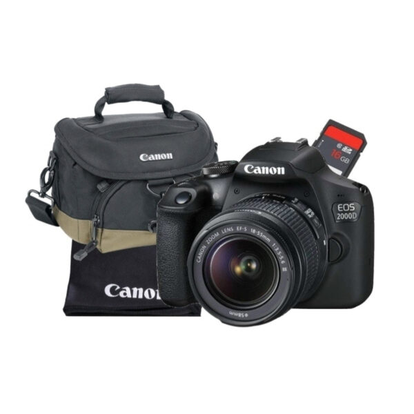 Canon Cámara Reflex Eos 2000D Kit Objetivo 18-55mm DC