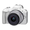 Canon Cámara Evil Eos R50 Blanca + RF-S 18-45mm f/4.5-6.3 IS STM