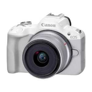 Canon Cámara Evil Eos R50 Blanca + RF-S 18-45mm f/4.5-6.3 IS STM