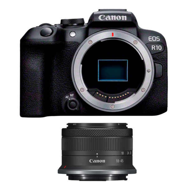 Canon Cámara Evil Eos R10 + RF-S 18-45mm IS STM