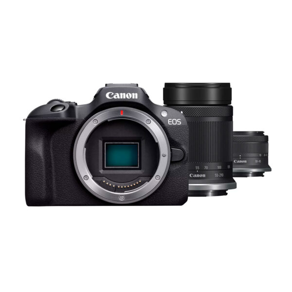Canon Cámara Evil Eos R100 + RF-S 18-45mm IS STM + 55-210mm IS STM