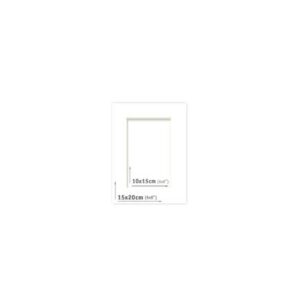 AP Passpartout 15x20 (10x15) Blanco