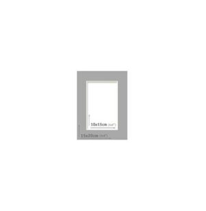 AP Passpartout 15x20 (10x15) Gris Oscuro