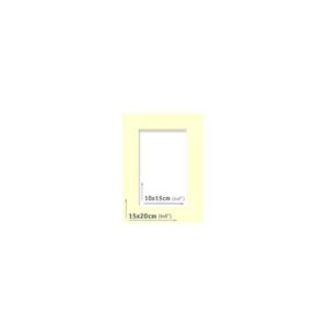 AP Passpartout 15x20 (10x15) Marfil