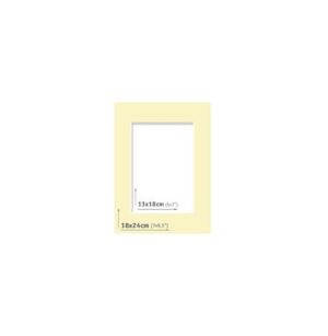 AP Passpartout 18x24 (13x18) Marfil