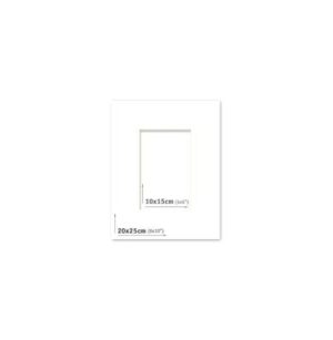AP Passpartout 20x25 (10x15) Blanco