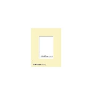 AP Passpartout 20x25 (10x15) Marfil