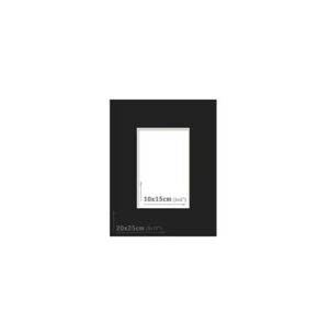 AP Passpartout 20x25 (10x15) Negro