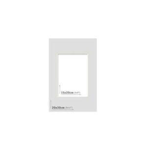 AP Passpartout 20x30 (15x20) Gris Claro