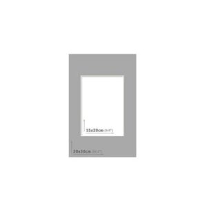 AP Passpartout 20x30 (15x20) Gris Oscuro