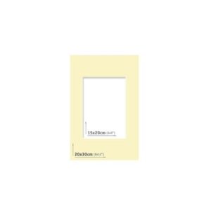 AP Passpartout 20x30 (15x20) Marfil