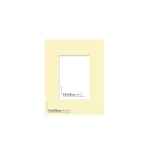 AP Passpartout 24x30 (13x18) Marfil