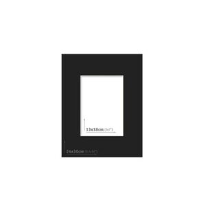 AP Passpartout 24x30 (13x18) Negro