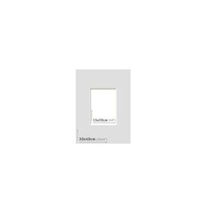 AP Passpartout 30x40 (15x20) Gris Claro