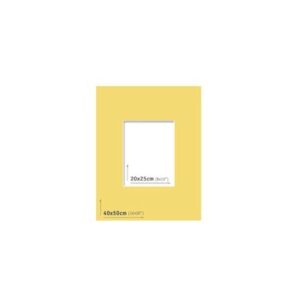 AP Passpartout 40x50 (20x25) Amarillo
