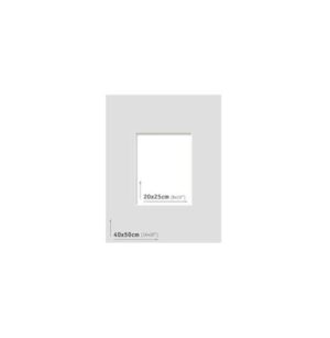 AP Passpartout 40x50 (20x25) Gris Claro