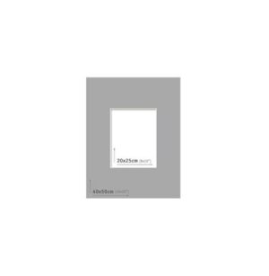 AP Passpartout 40x50 (20x25) Gris Oscuro