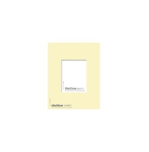 AP Passpartout 40x50 (20x25) Marfil
