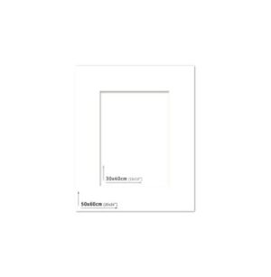 AP Passpartout 50x60 (30x40) Blanco