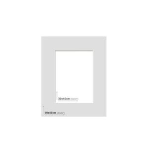 AP Passpartout 50x60 (30x40) Gris Claro