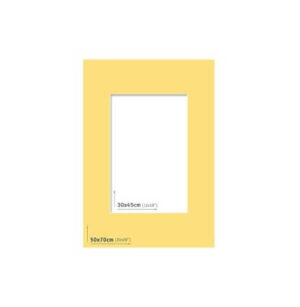 AP Passpartout 50x70 (30x45) Amarillo