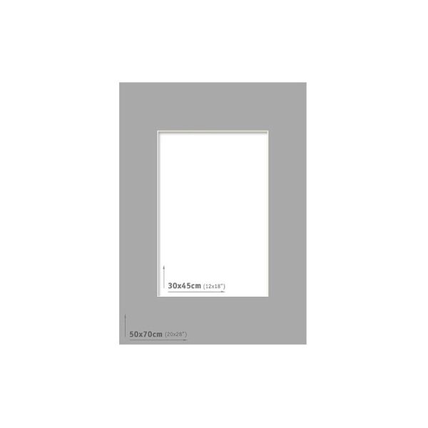 AP Passpartout 50x70 (30x45) Gris Oscuro