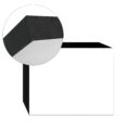 AP Light-Panel   15x20 30mm adhesivado Canto Negro
